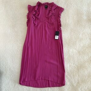 NWT ruffle detail slip dress